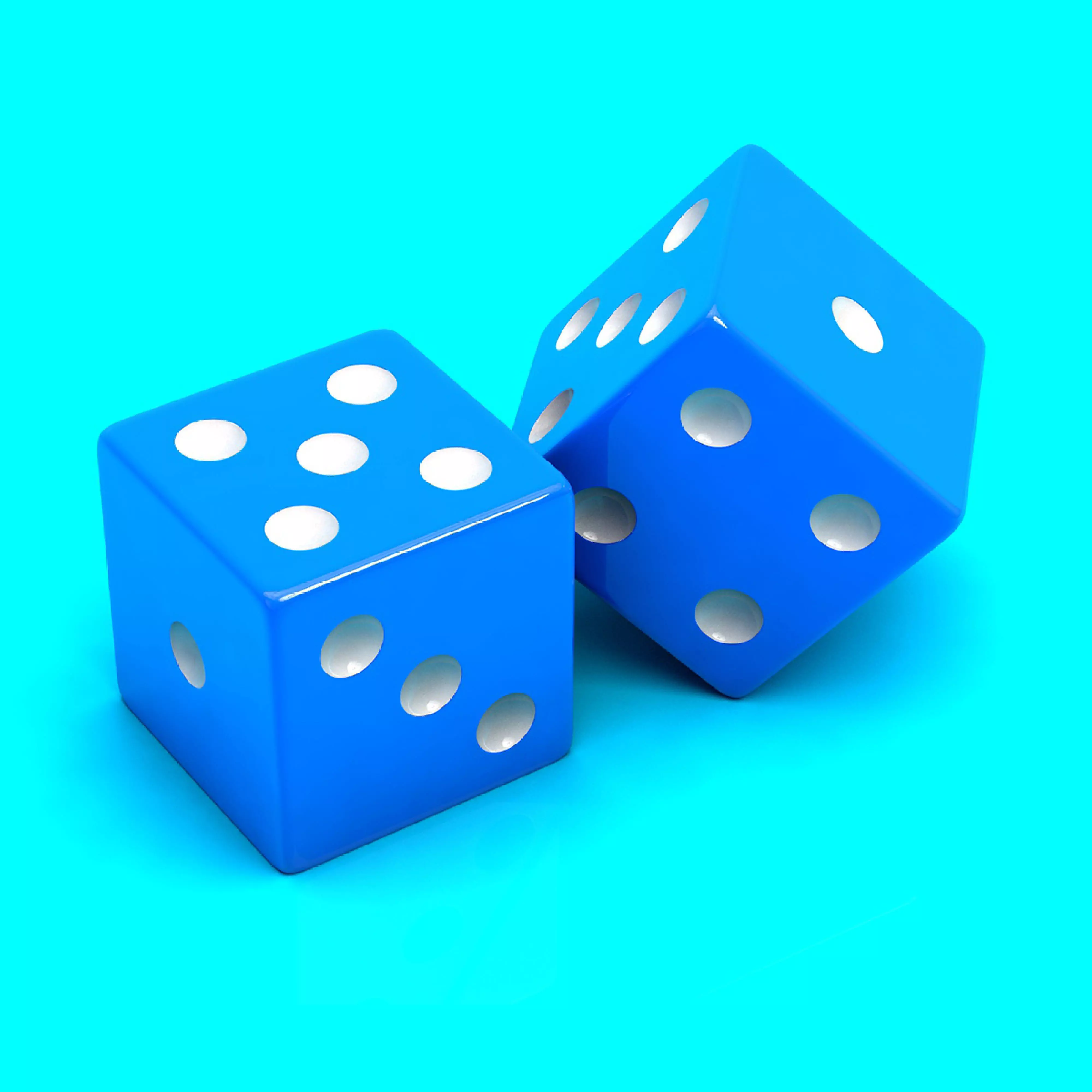 3D Dice two 3D model_0