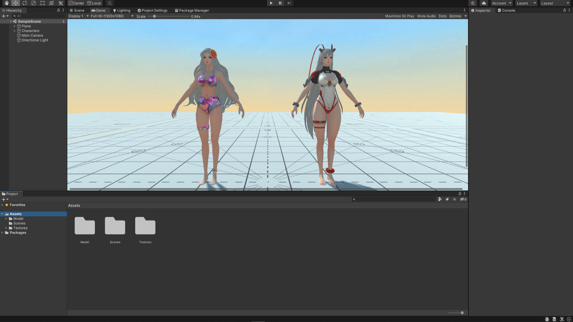 Rachel Girl Low-poly 3D model_4