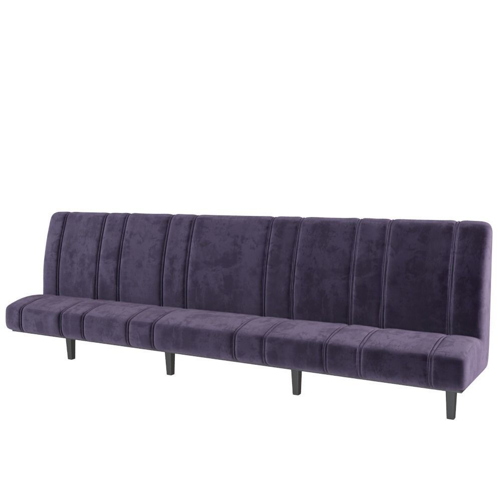 Sofa for restaurant cafe bar 3D model_1