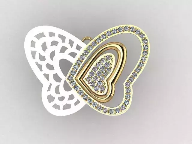 100 TRENDING GOLD DIAMOND PENDANTS 3DM DETAILS