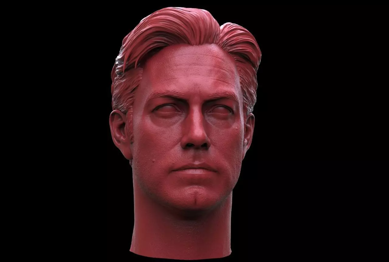 Ben Affleck -Bruce Wayne Head 3D print model_0