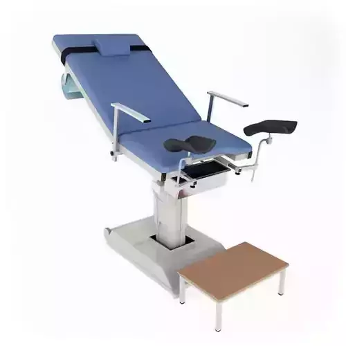 Blue Medical Examination Table