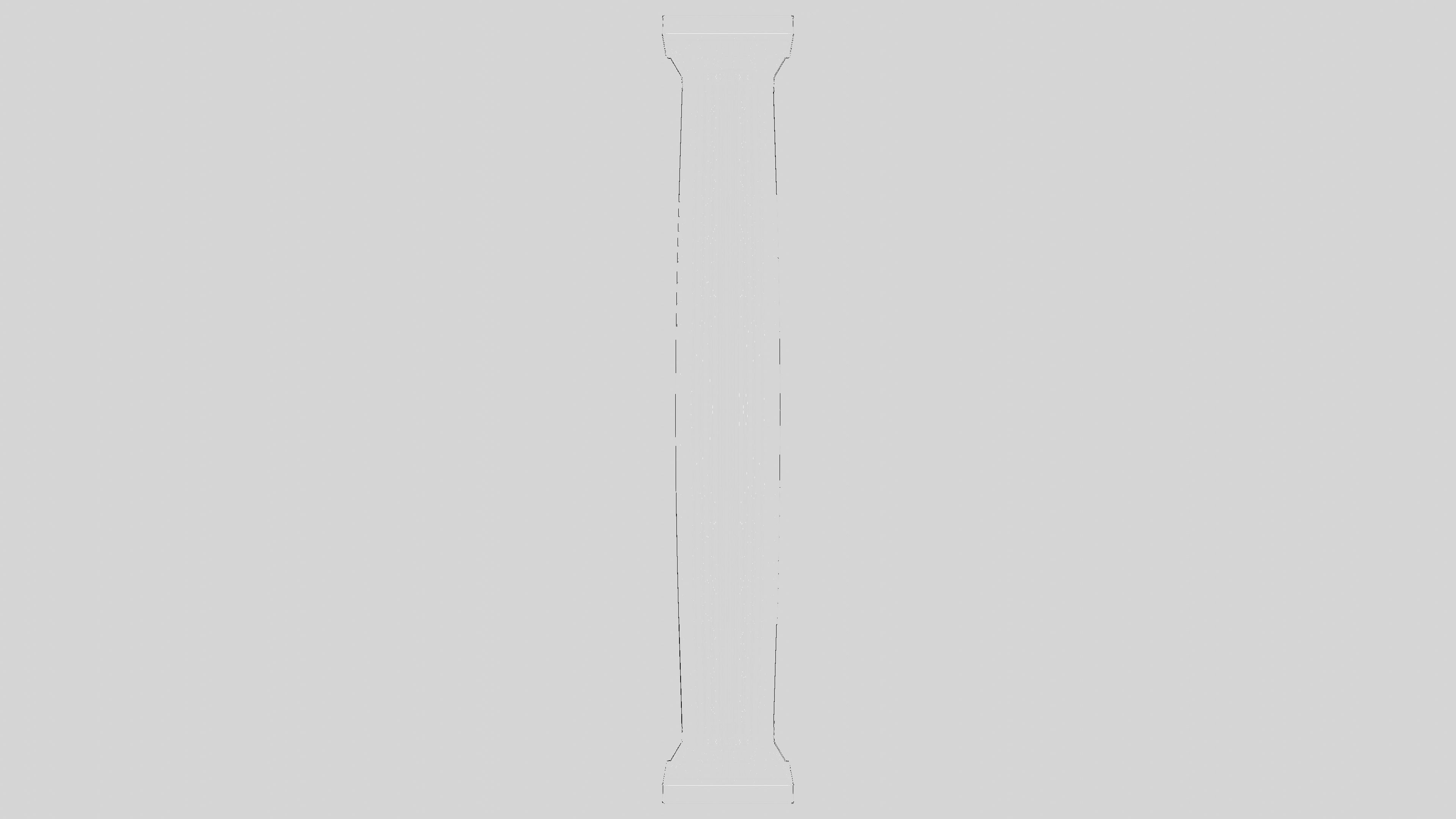 Old Doric Column 3D model_10
