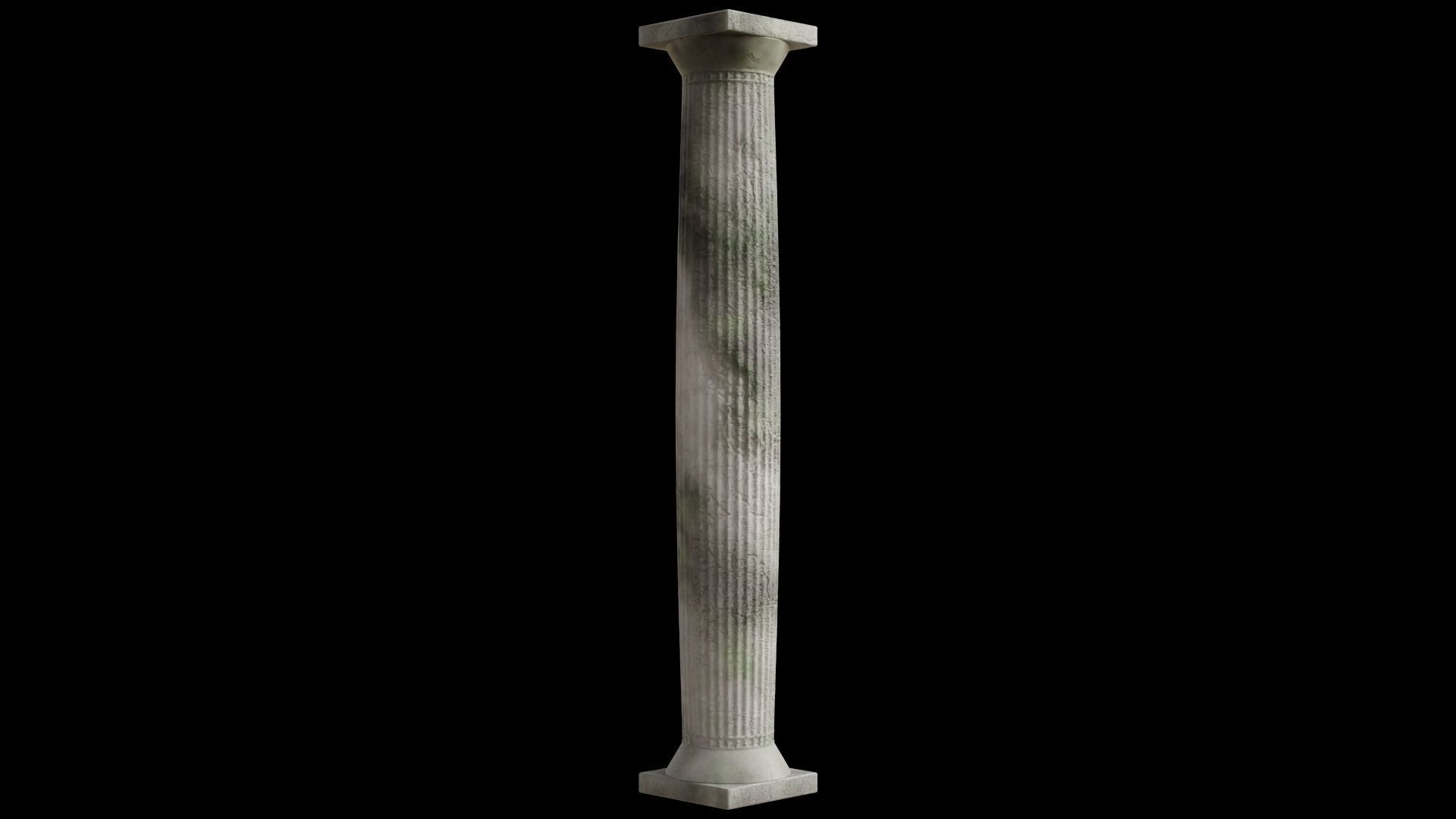 Old Doric Column 3D model_1
