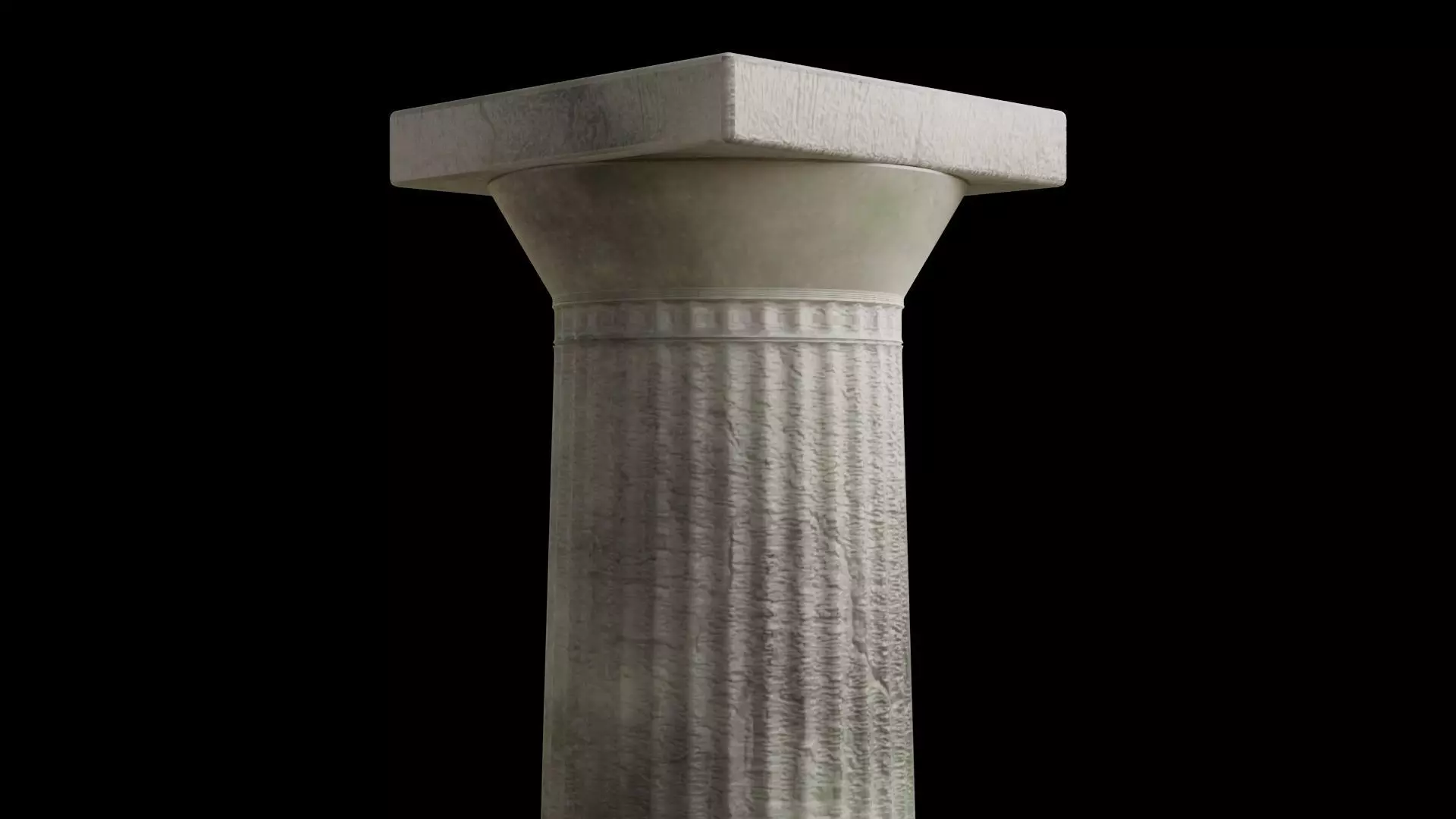 Old Doric Column 3D model_0