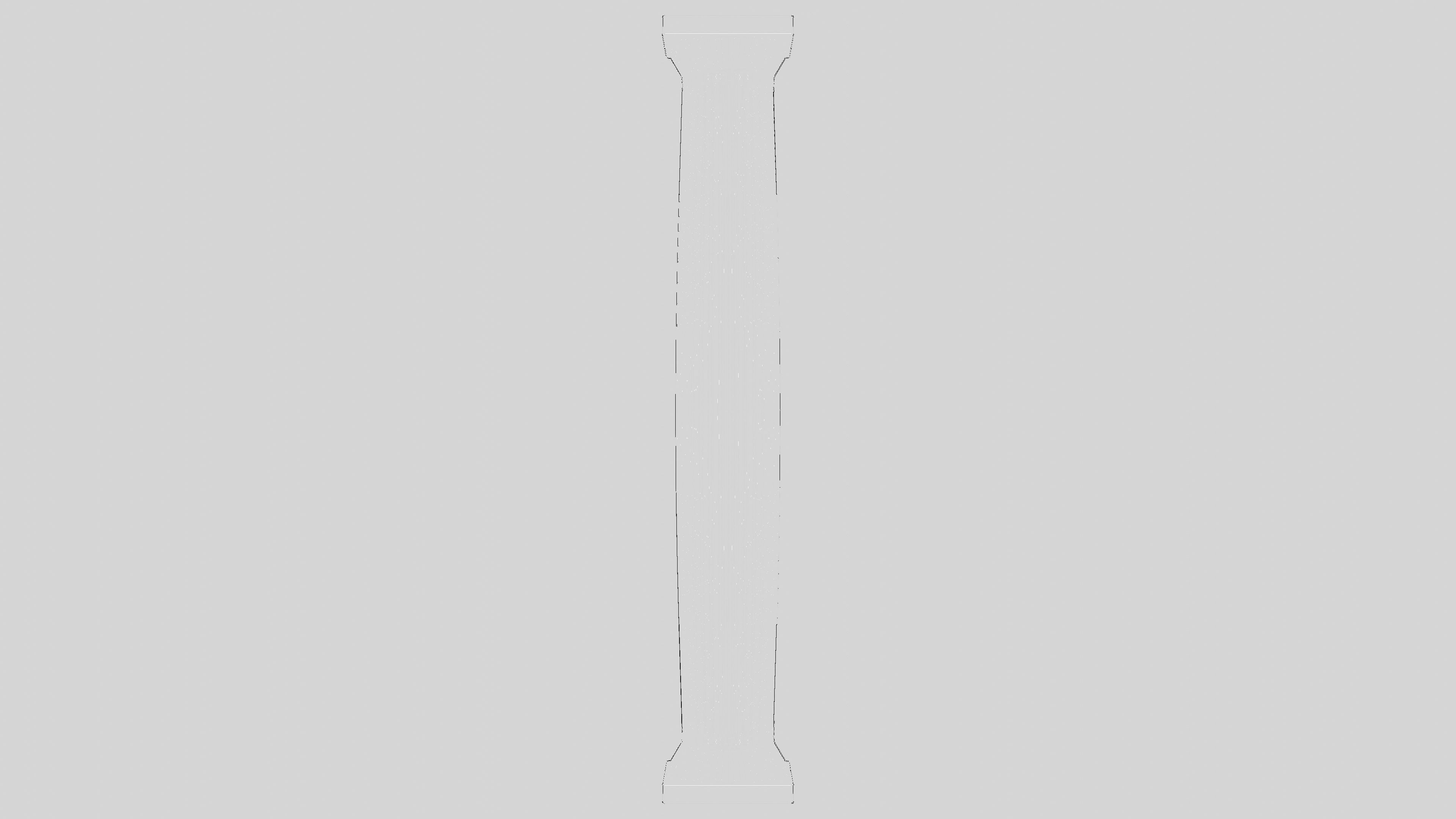 Old Doric Column 3D model_9