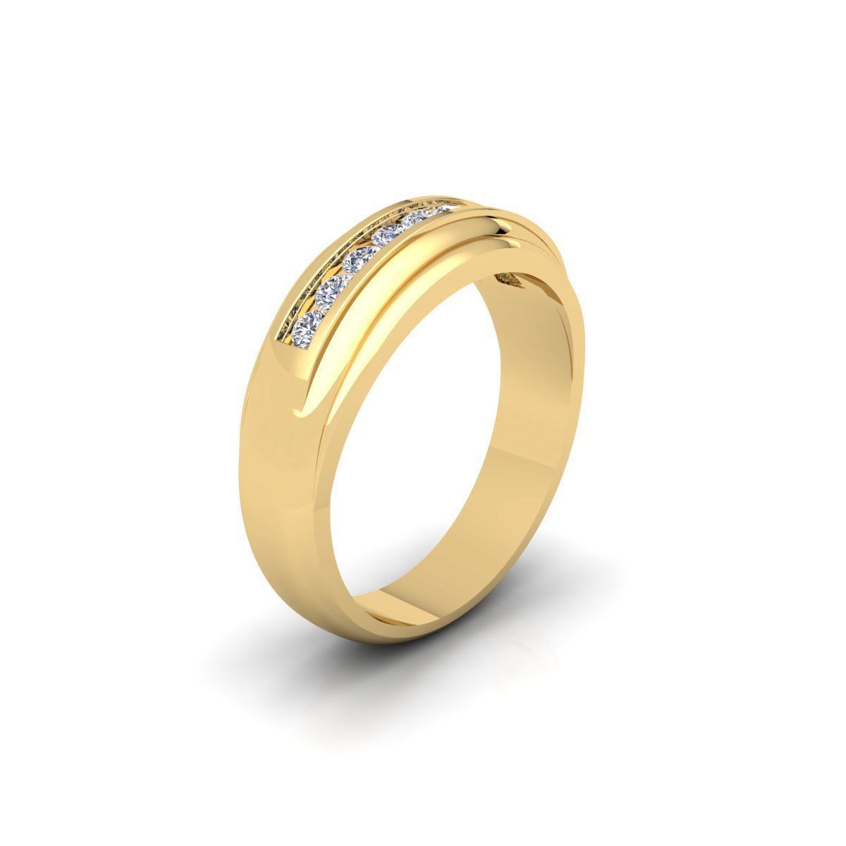 Mens Ring 3d Model 3D print model_4