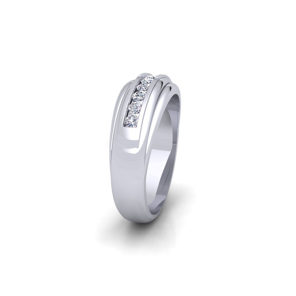 Mens Ring 3d Model 3D print model_2