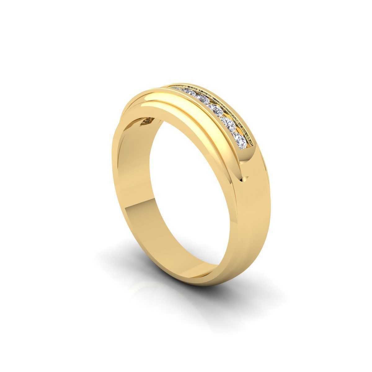 Mens Ring 3d Model 3D print model_7