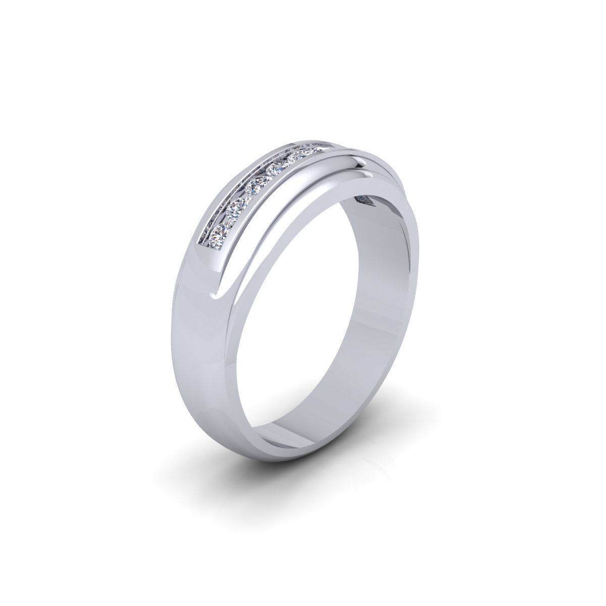 Mens Ring 3d Model 3D print model_6