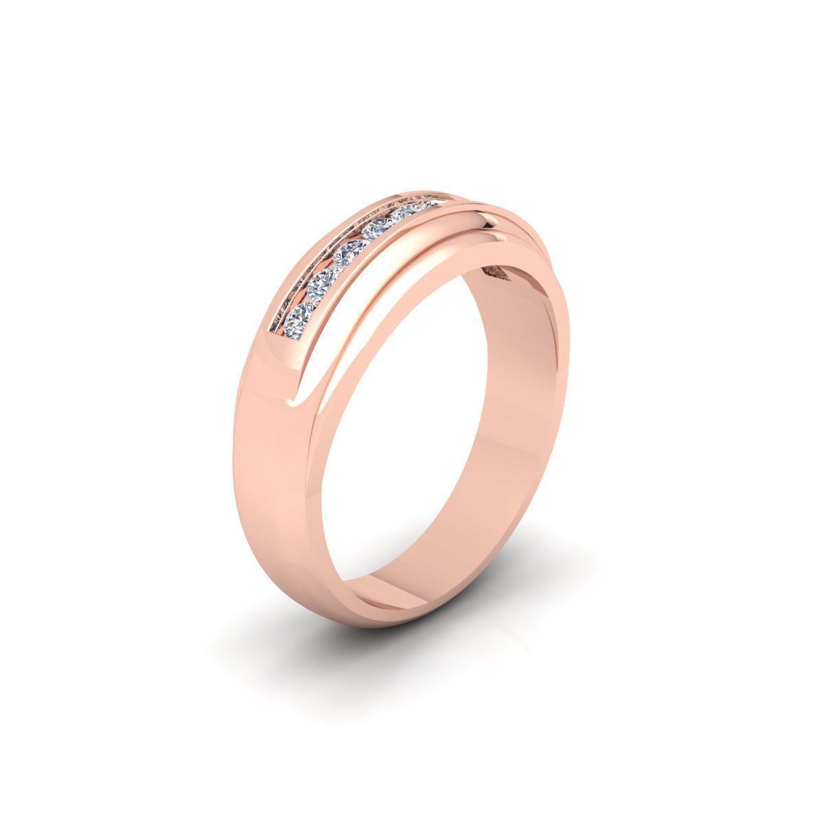 Mens Ring 3d Model 3D print model_5
