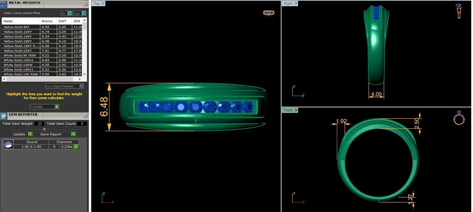 Mens Ring 3d Model 3D print model_3