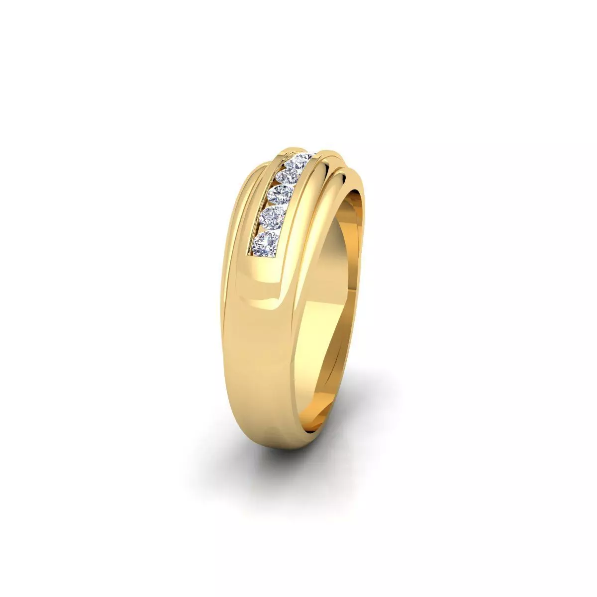 Mens Ring 3d Model 3D print model_0