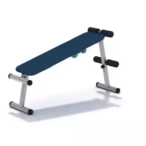 Blue Workout Bench