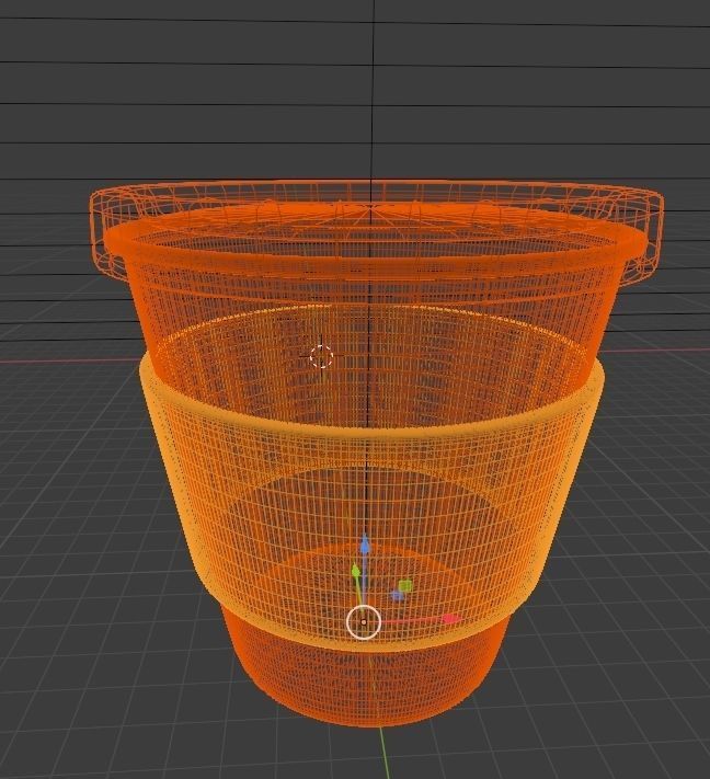 Cofee travel cup Low-poly 3D model_3