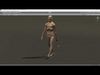 Zombie Average Low-poly 3D model_2