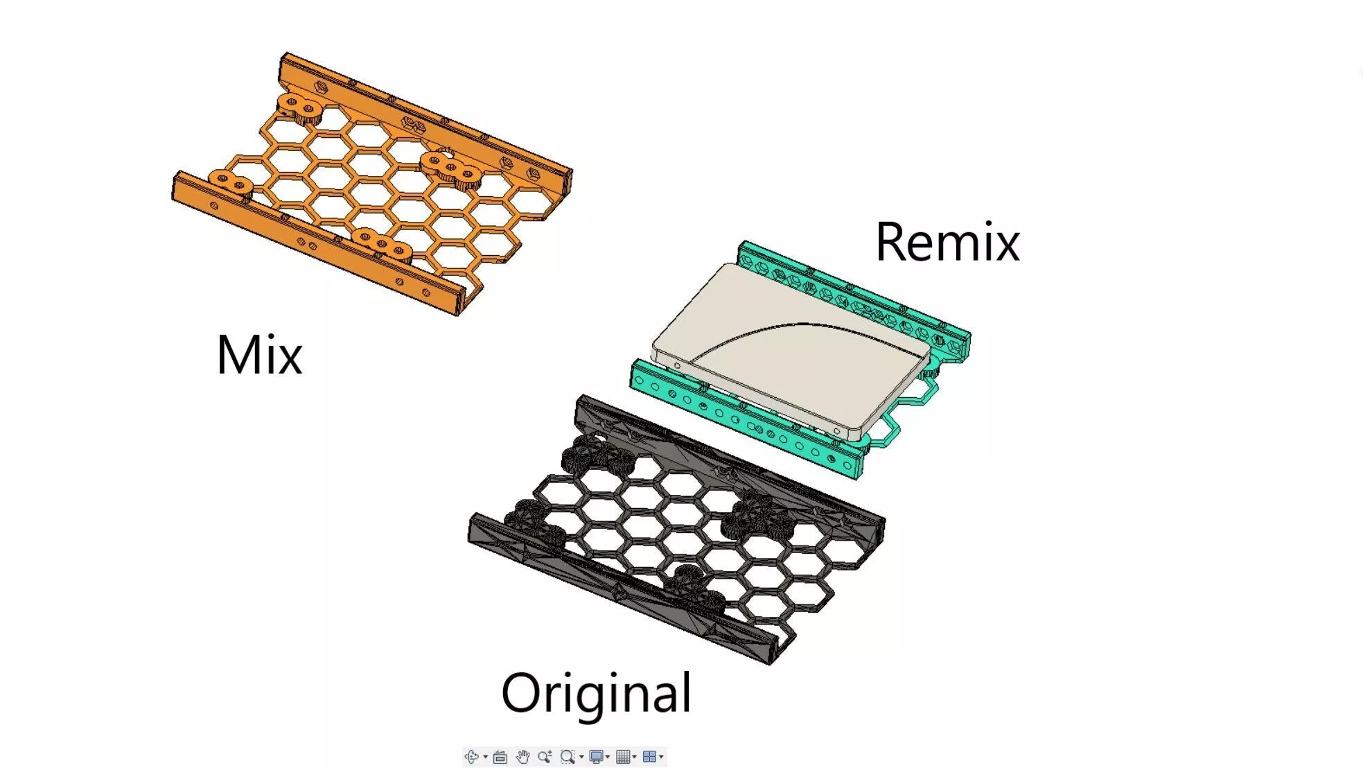 SSD Adapter 3D print model