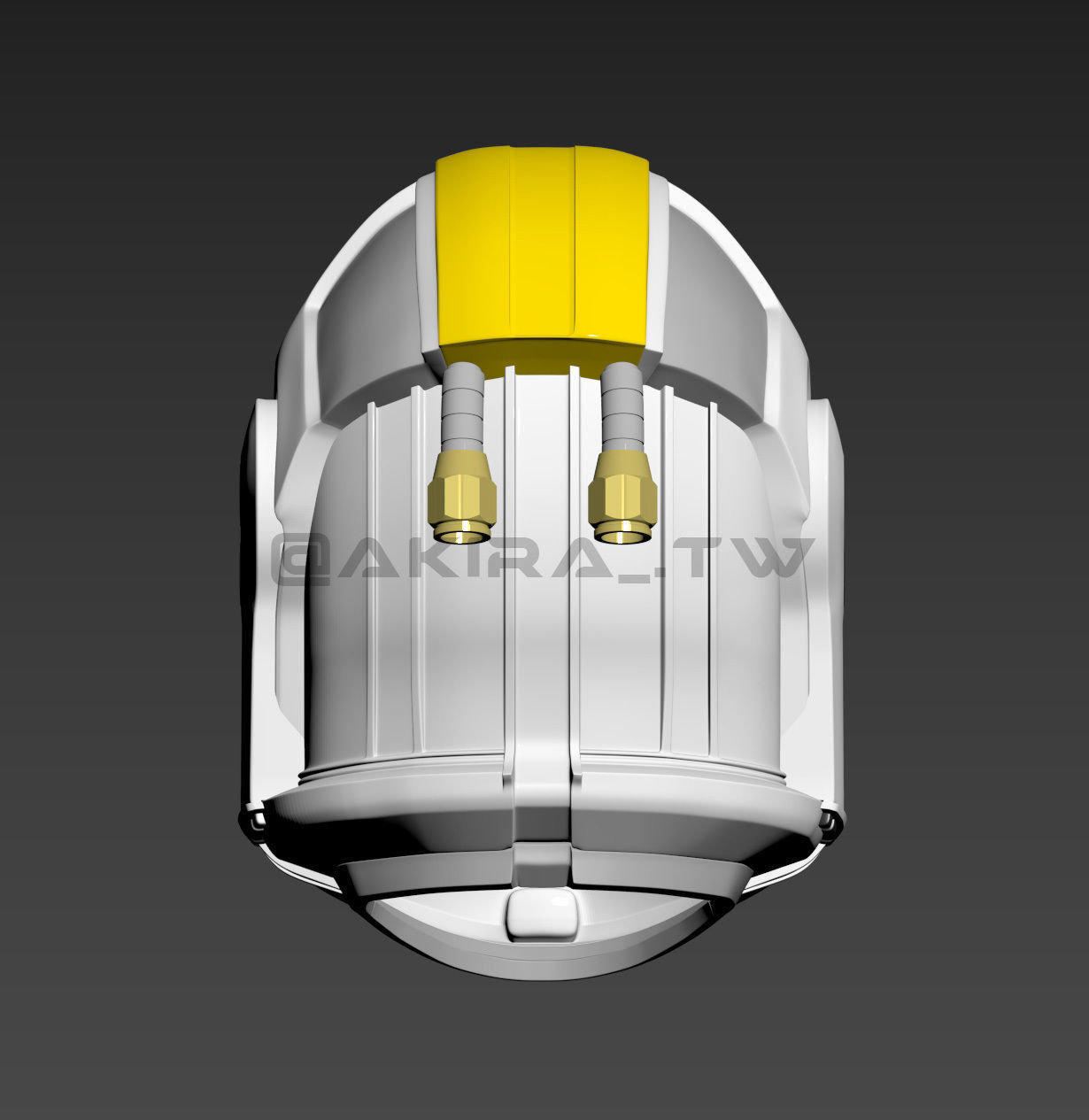 Star Wars Clone Pilot AOTC Phase 1 Trooper Helmet 3D print model_6