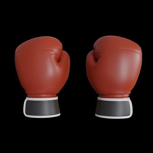 Boxing Gloves Low-poly 3D model