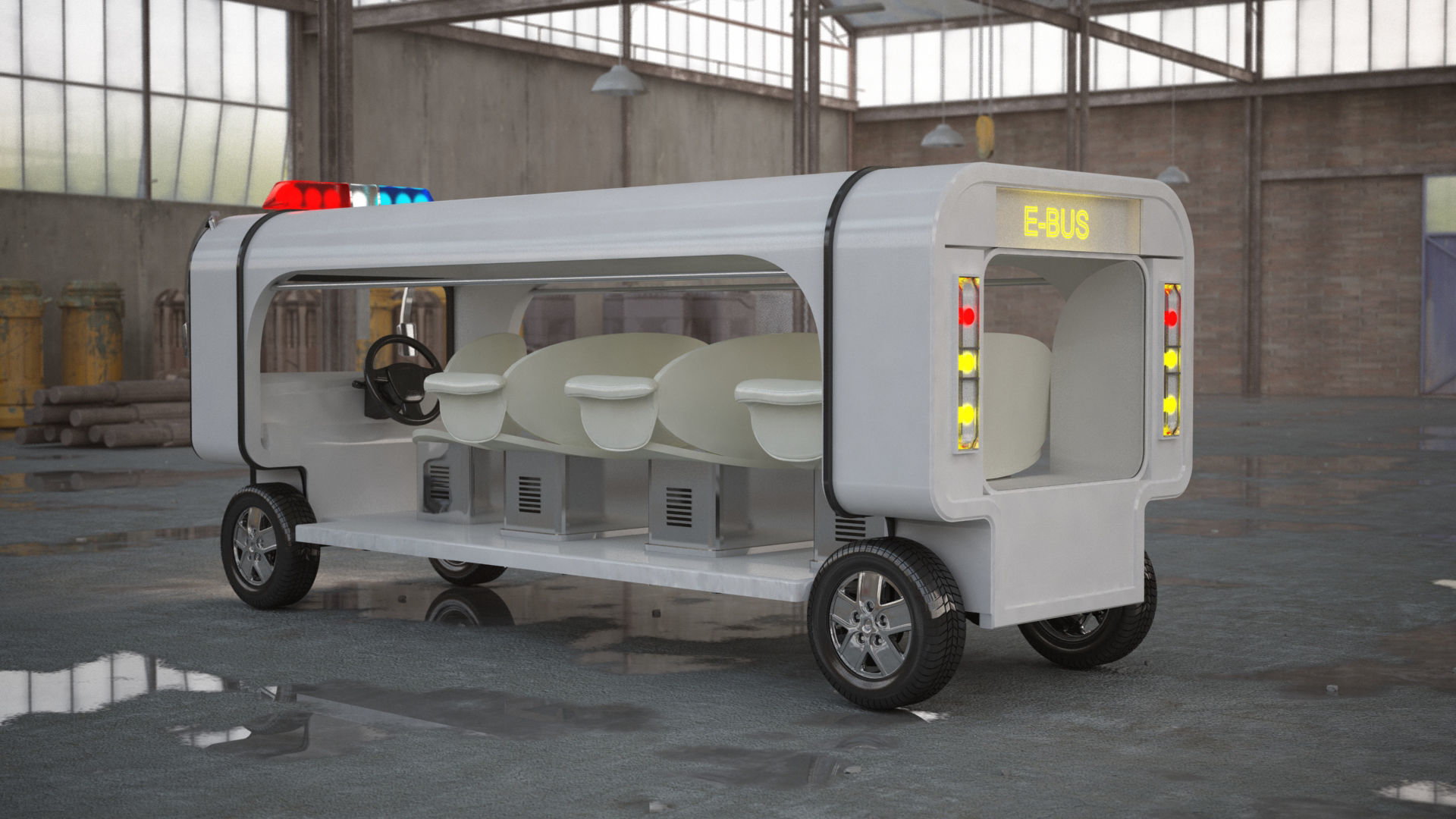 Electronic Bus Concept 3D model_2