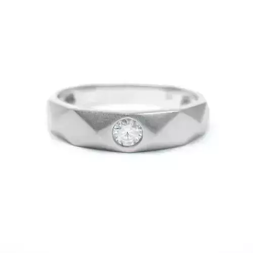 3DM Format Wedding band for men