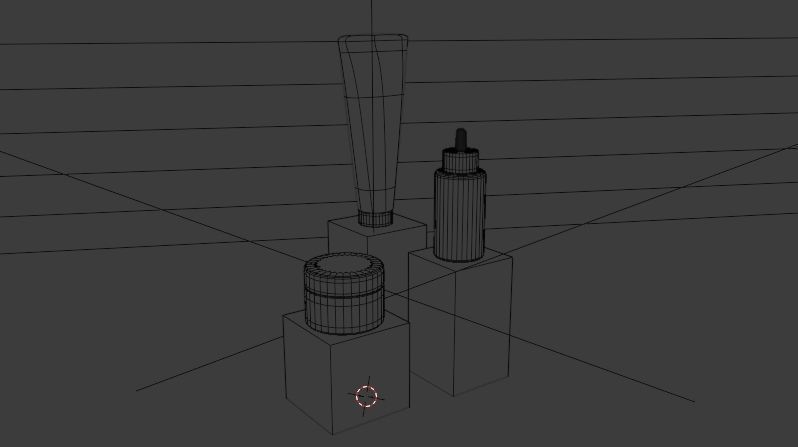  Cosmetics 3D models  Low-poly 3D model_2