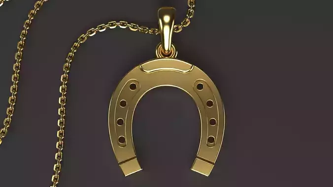 Horseshoe pendant