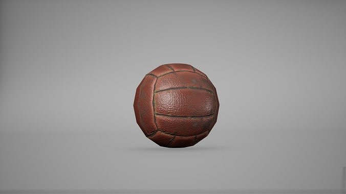 Ball Game Ready Low Poly football Low-poly 3D model