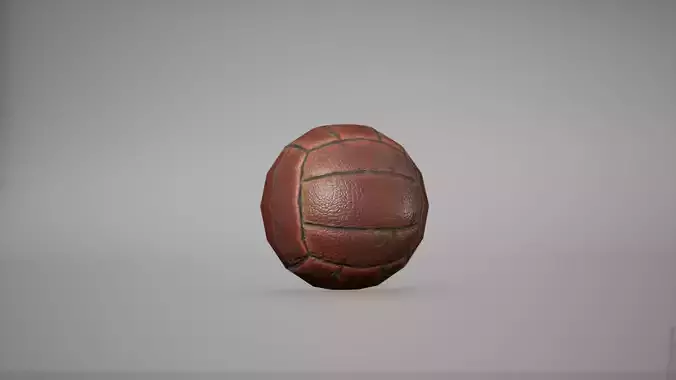 Ball Game Ready Low Poly football Low-poly 3D model