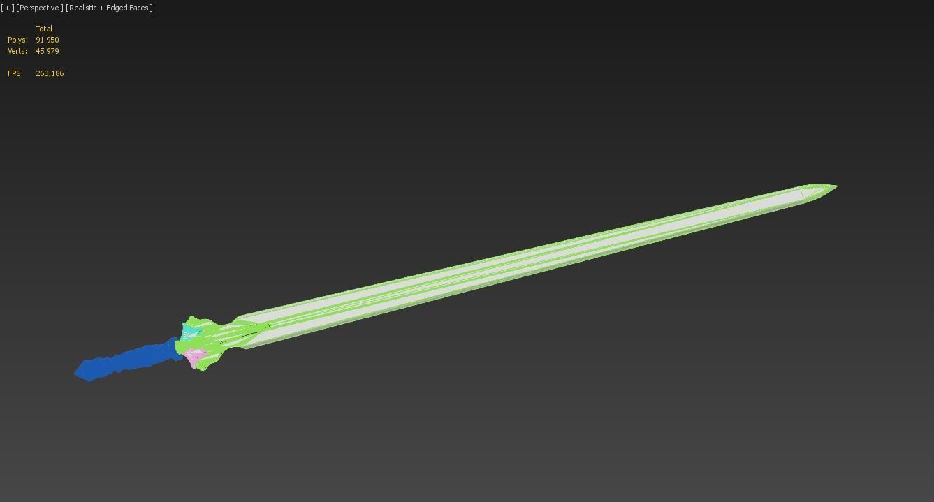 Sword Art Online ALfheim Online Notre Dame props 3D print model_10