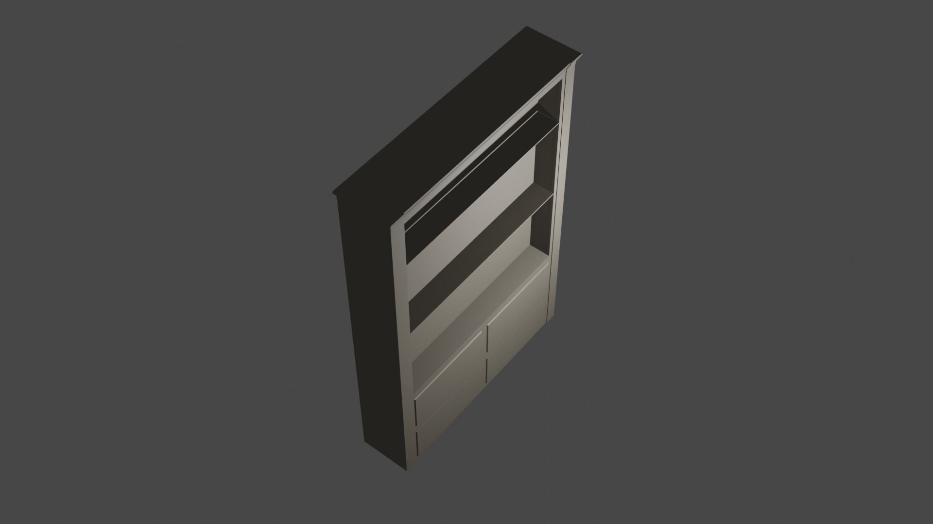 Rustic sideboard 3D model_2