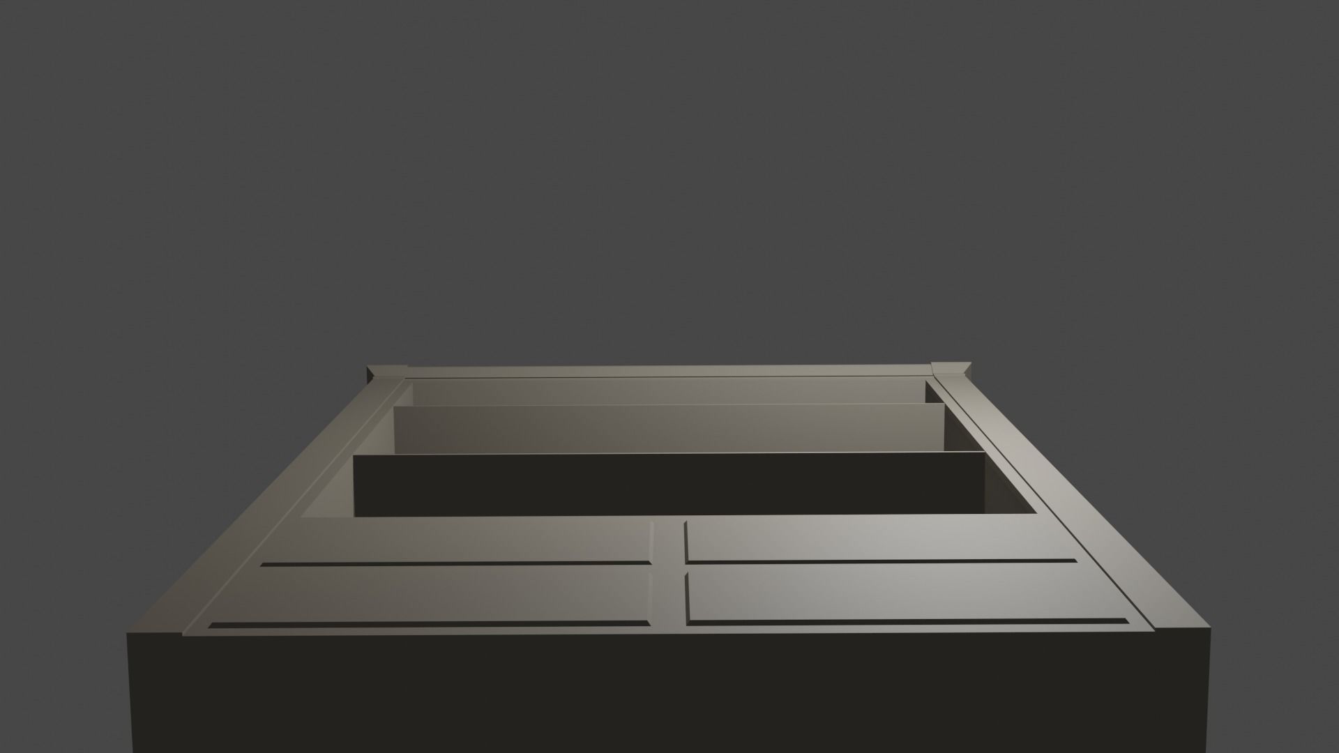 Rustic sideboard 3D model_4