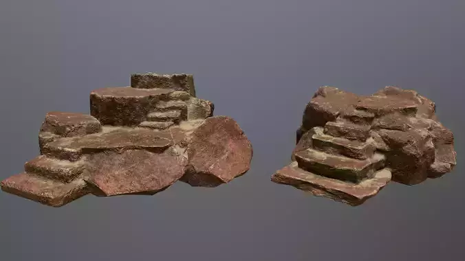 Altar Set rock steps