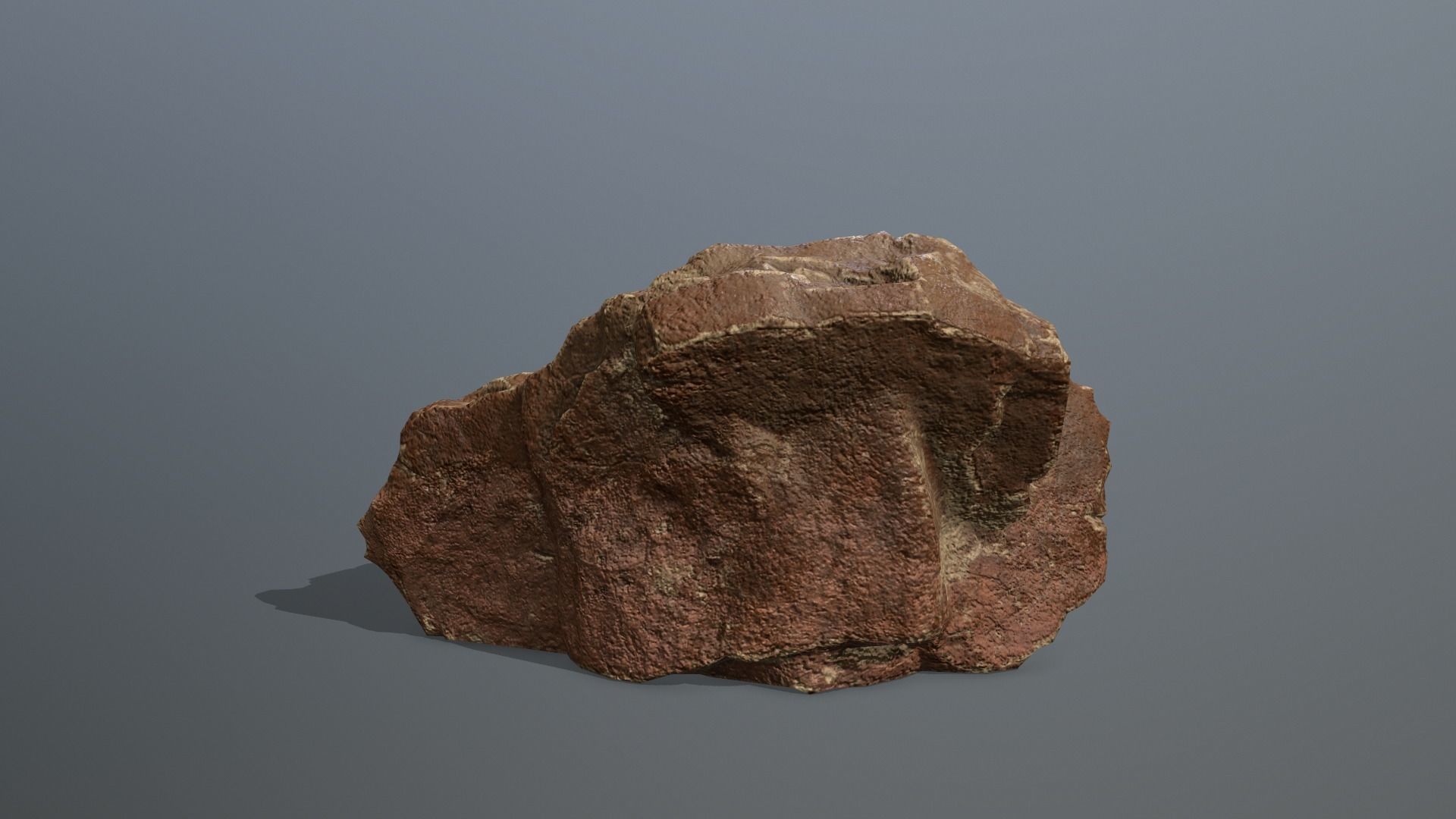 Altar Set rock steps Low-poly 3D model_5