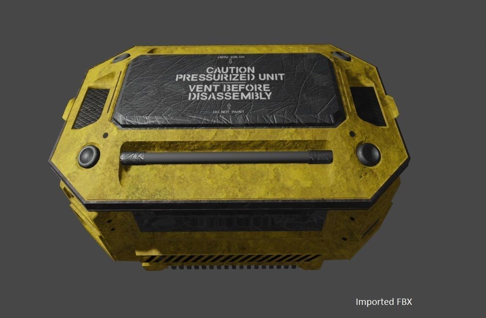 Weapons Crate 3D Model Low-poly 3D model_13