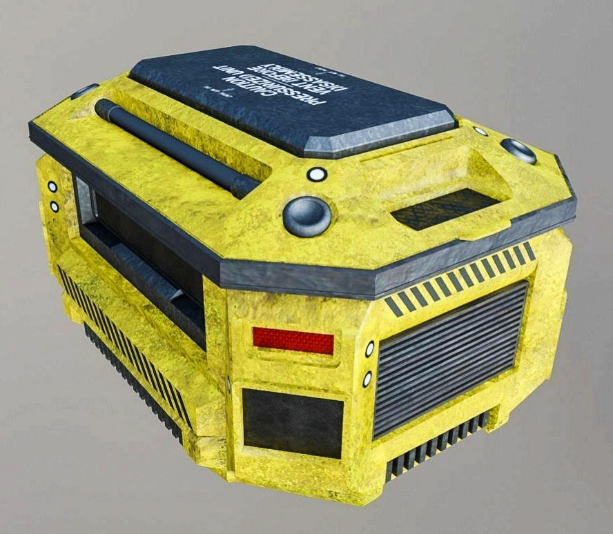 Weapons Crate 3D Model Low-poly 3D model_17