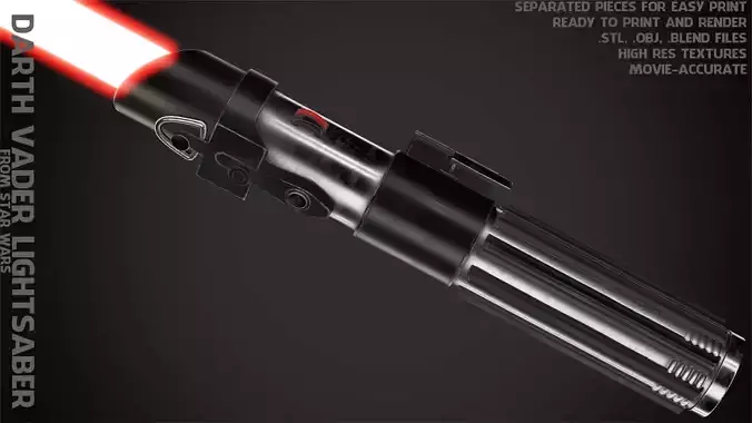 Darth Vader Lightsaber 3D print model