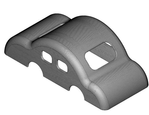 Kids Classic Car Body 3D print model_3