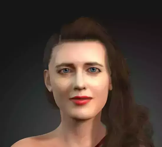 3D MODELS of Eva Green the famous actress 