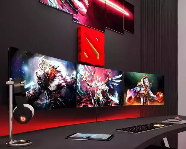Gaming pc and pc table design