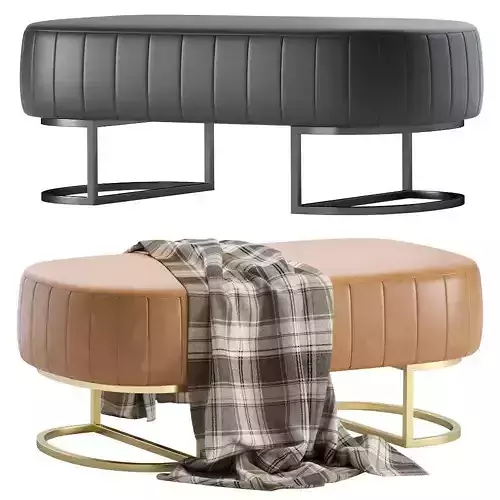 Modern Bench Leather