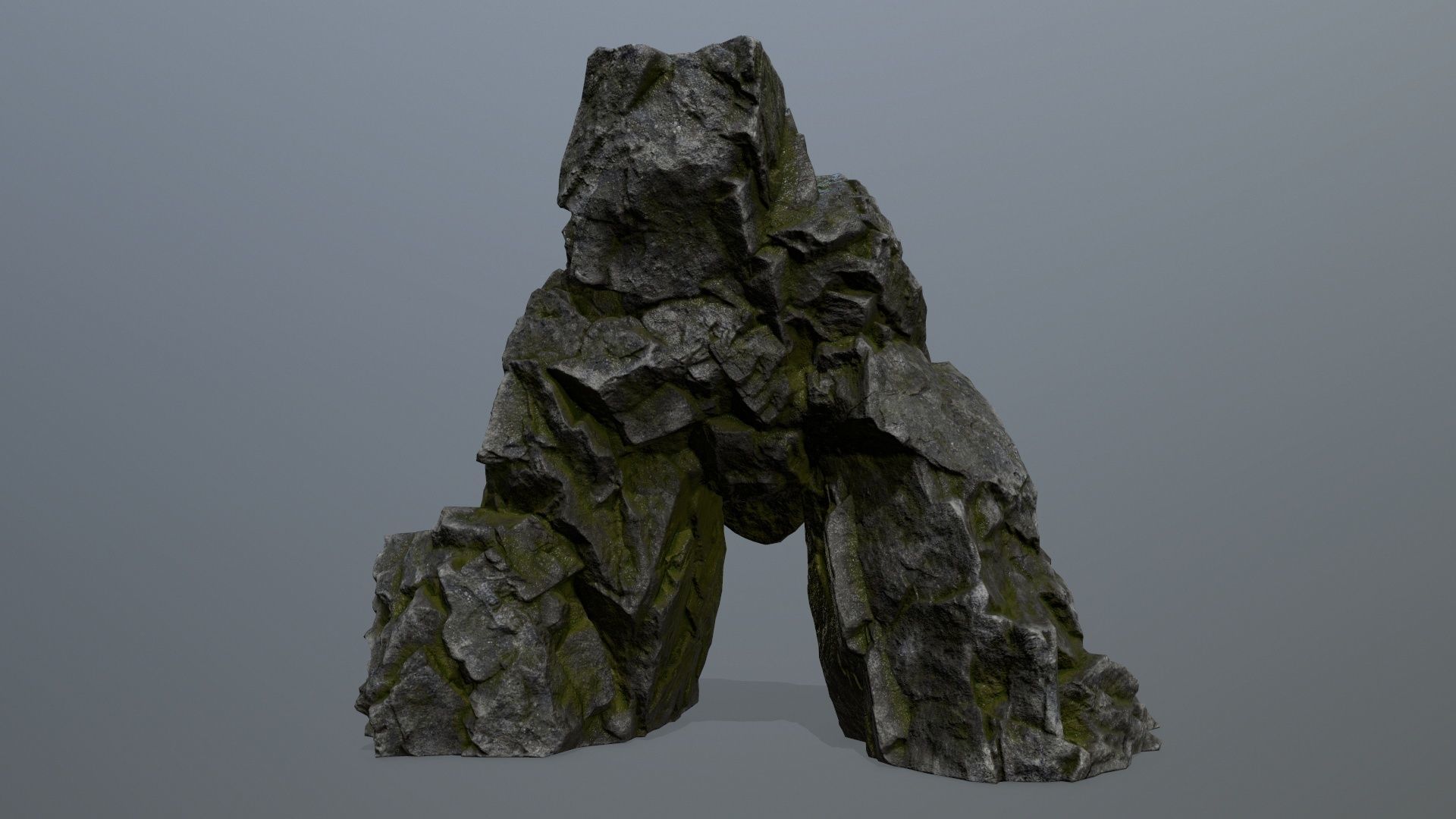 Skull Cave Low-poly 3D model_9
