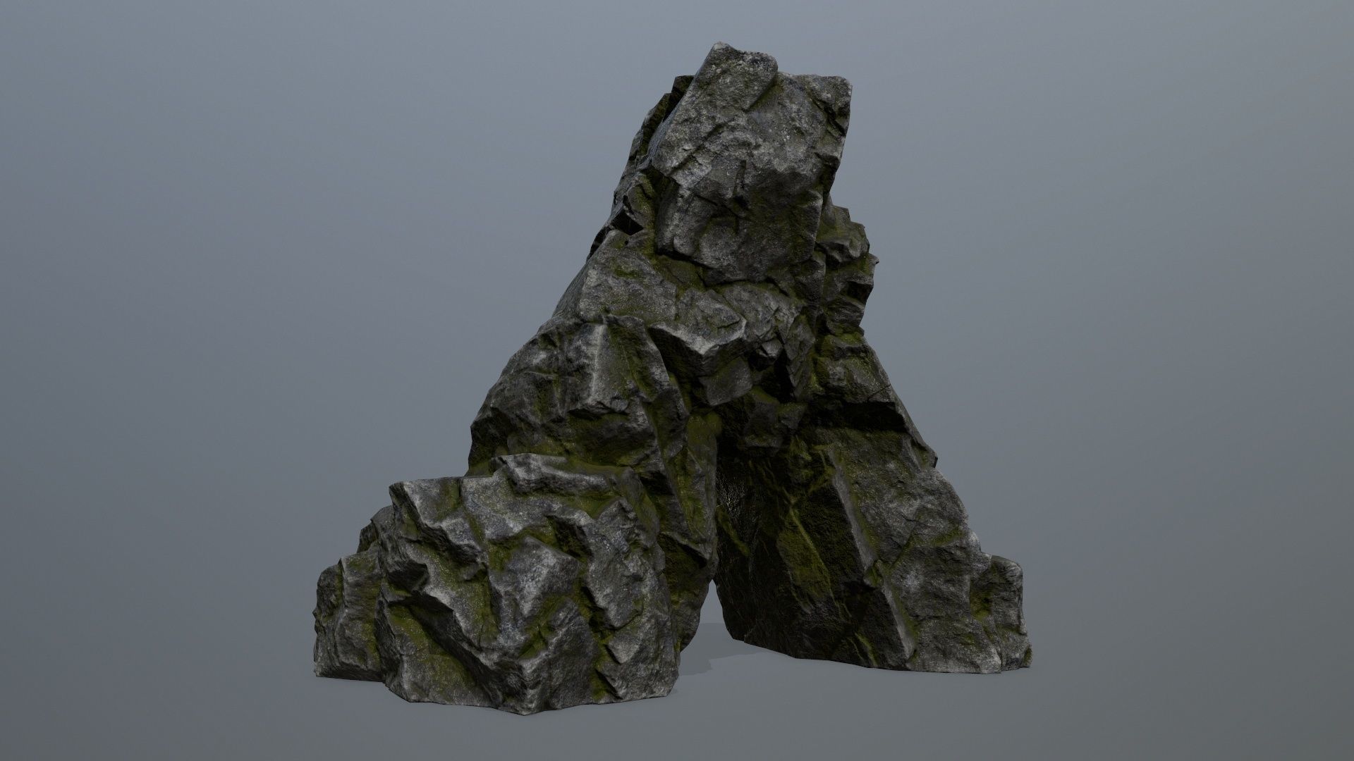 Skull Cave Low-poly 3D model_8