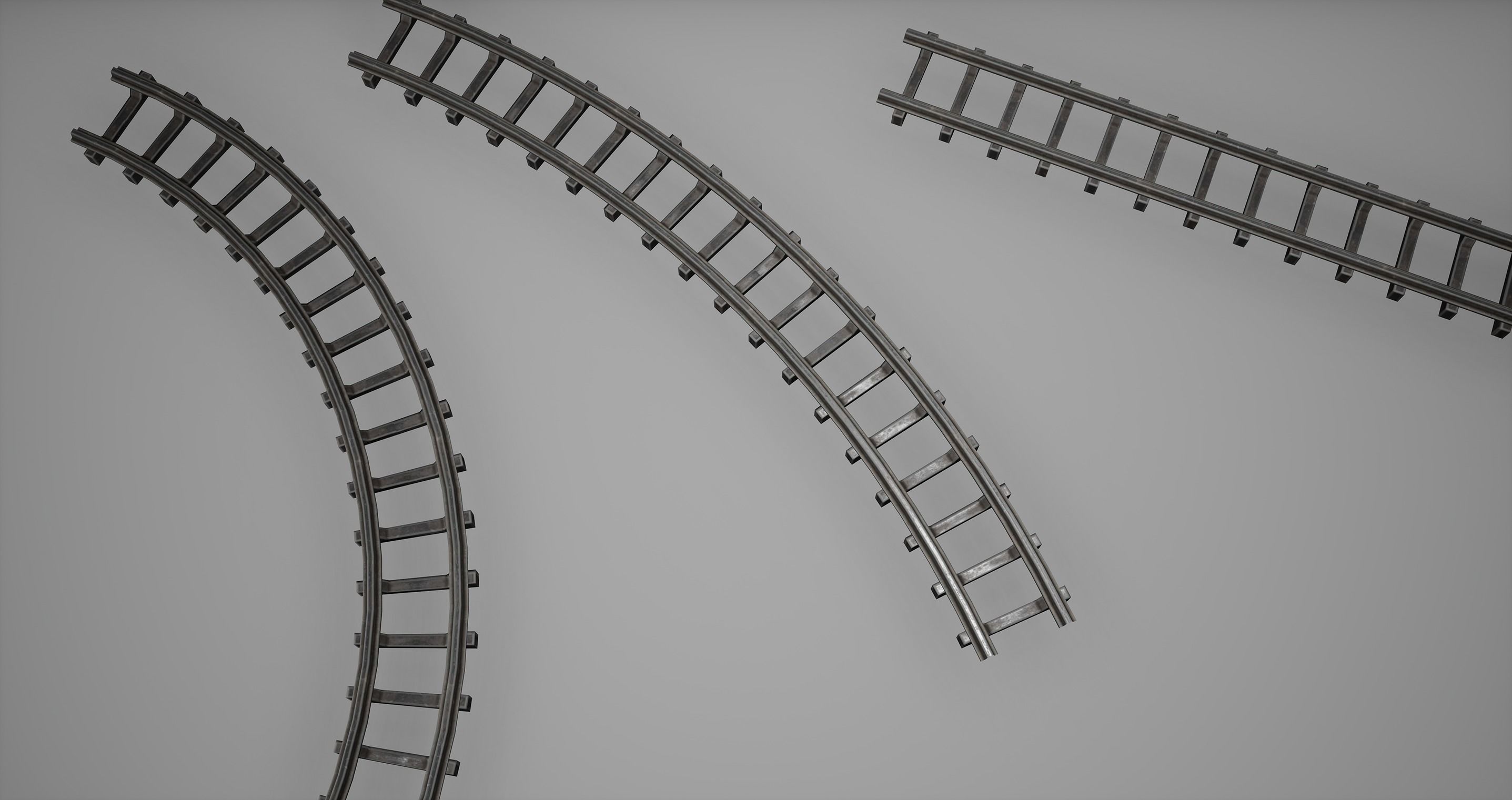 Toy Locomotive Low Poly Game Ready Low-poly 3D model_2