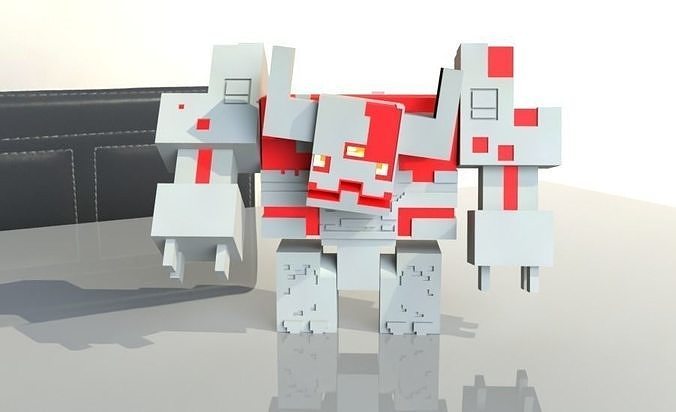 Redstone Monstrosity 3D print model