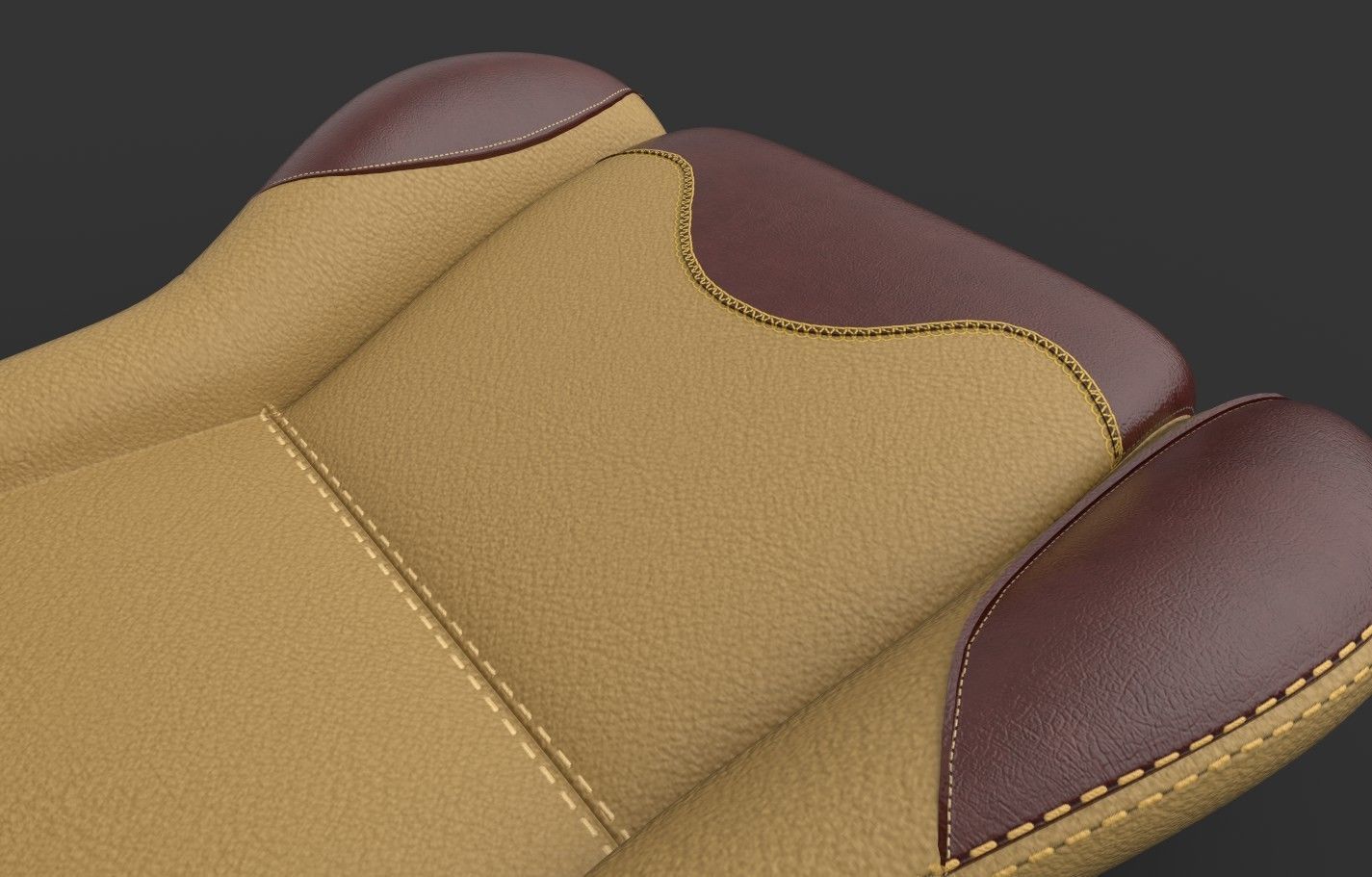 car chair Free 3D model_2