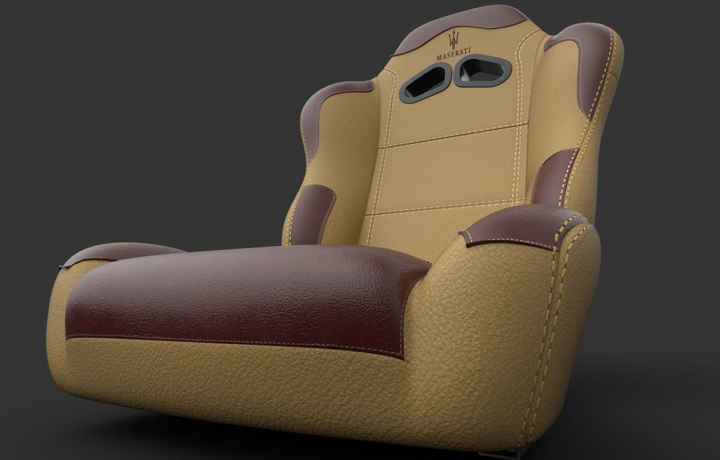 car chair Free 3D model_1