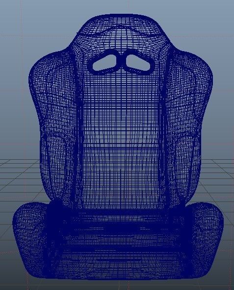 car chair Free 3D model_8