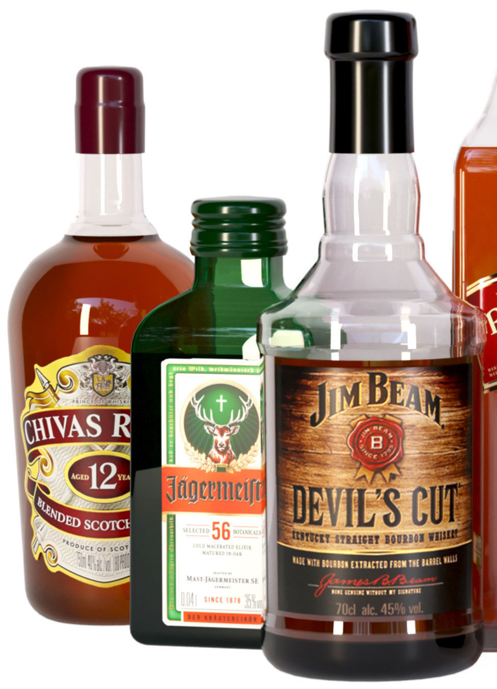 Large showcase in the store 3D model_3