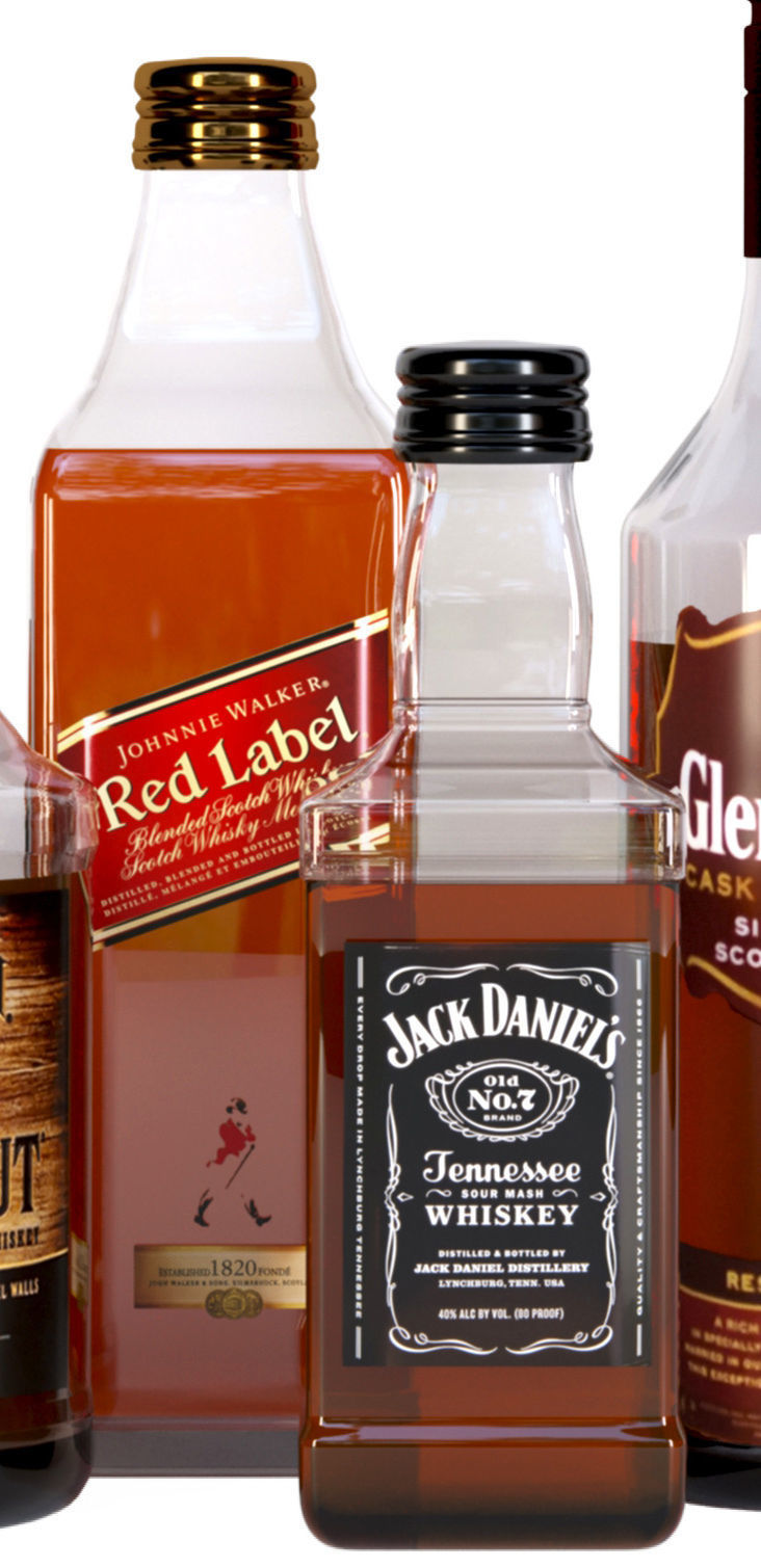 Large showcase in the store 3D model_4